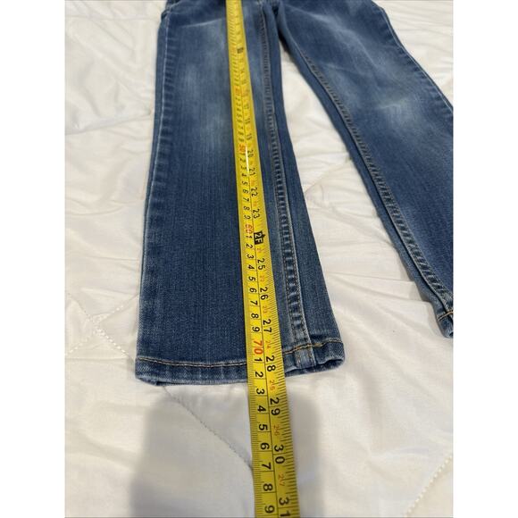 Levi's 510 denim pants joggers jeans boys kids dark blue size 7 adjustable waist - Picture 5 of 9